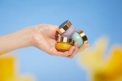 Morning application on clean skin with KORA Organics Turmeric Glow Moisturizer