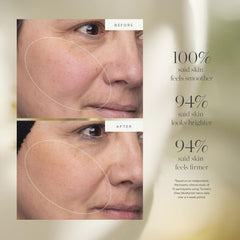 Close-up of KORA Organics Turmeric Glow Moisturizer texture