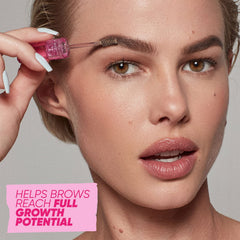 Kosas Air Brow close-up makeup texture shows lightweight, non-sticky finish