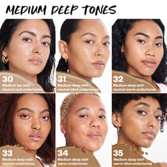 Kosas BB Burst application close-up demonstrates layering for sheer to medium coverage.