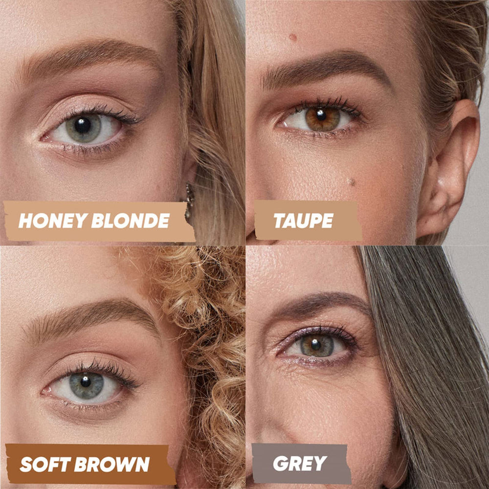 Kosas Brow Pop longwear color remains undisturbed through the day.