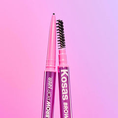 Kosas Brow Pop Nano hypoallergenic formula suitable for sensitive skin.