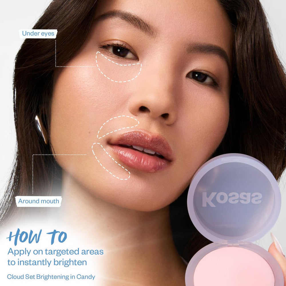Kosas Cloud Set safe for sensitive skin during daily use.