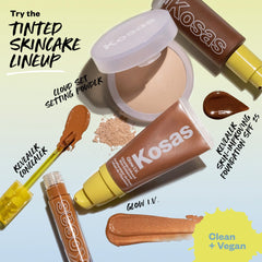 Kosas Glow I.V nourishes skin with VitaGlow-D and plant extracts.