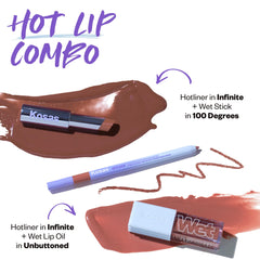 Kosas Hotliner cruelty-free clean formula for mindful lip care.