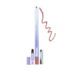 Kosas Hotliner retractable lip liner with built-in sharpener and brush for precise definition.