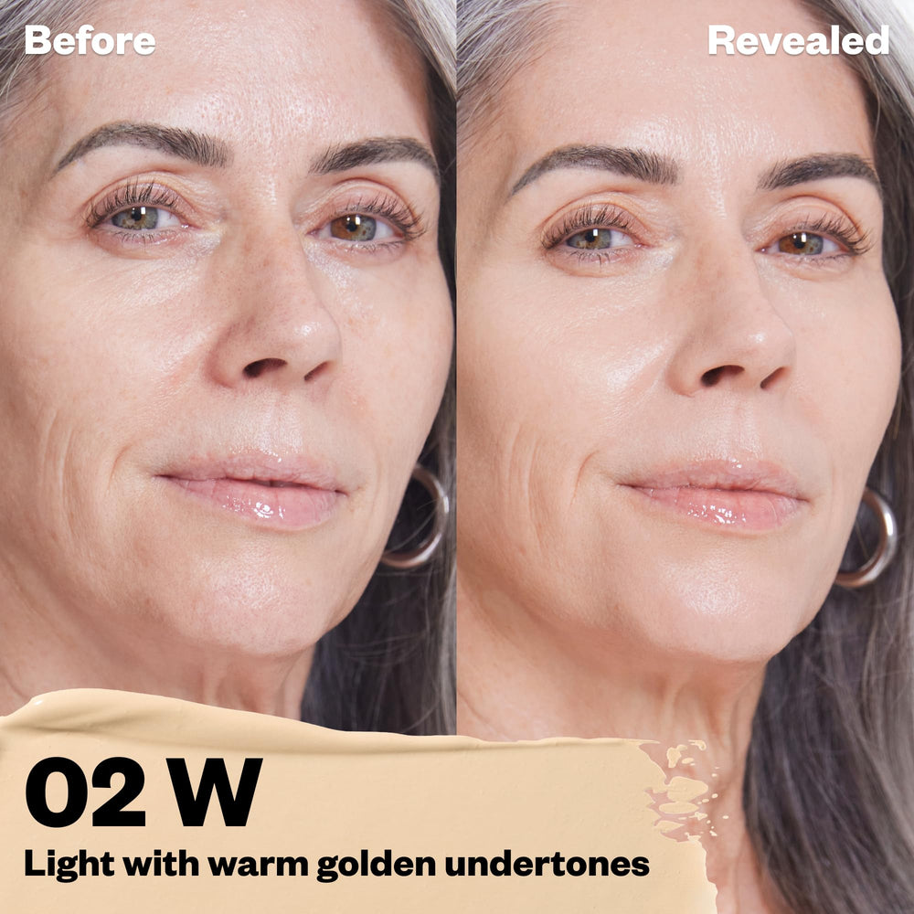 Kosas Revealer Concealer applicator wand applies precise, blendable coverage.
