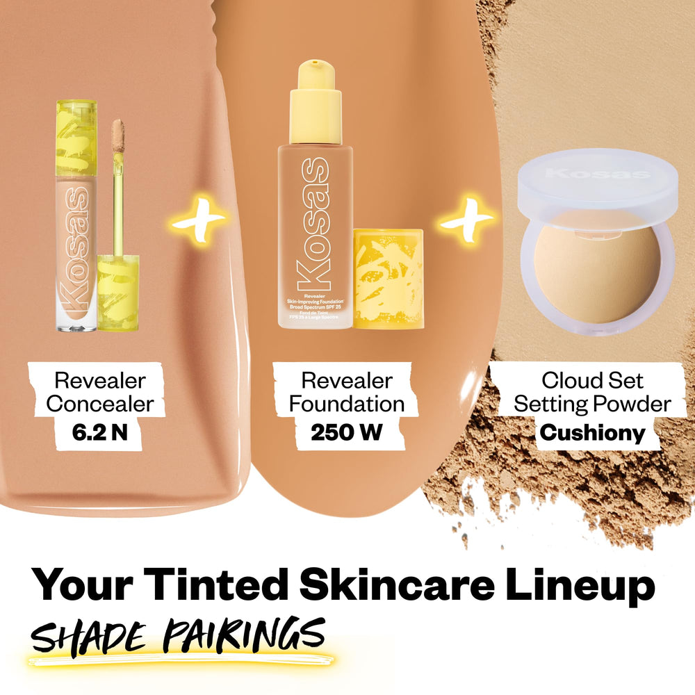 Kosas Revealer Concealer cream texture ready for seamless layer without creasing