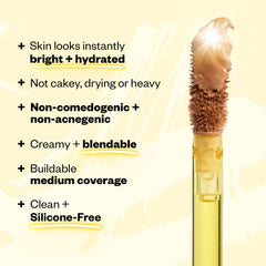 Kosas Revealer Concealer ingredients like caffeine and pink algae for glow.