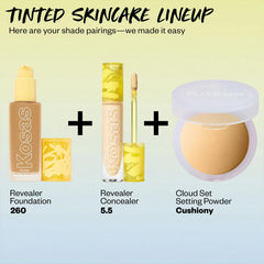 Skin close-up after application showing hydrated, even tone