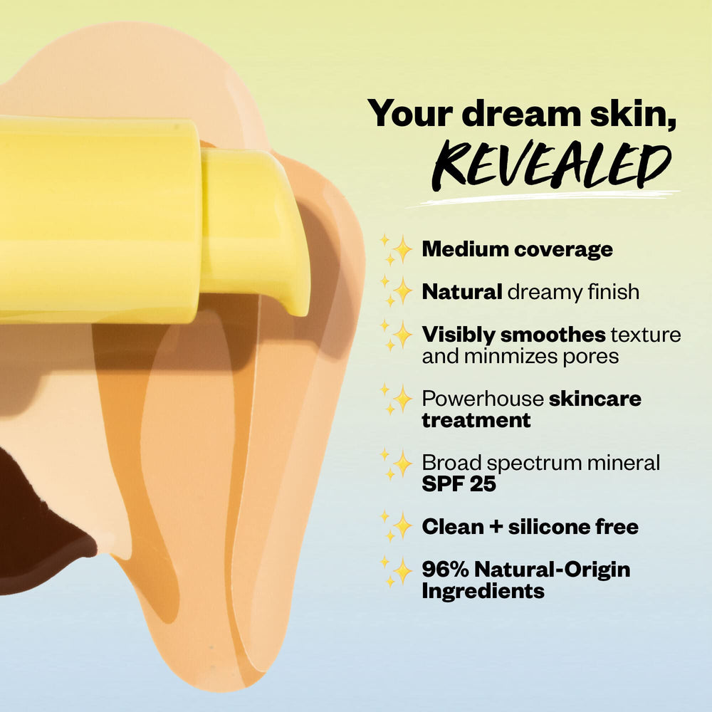 Kosas Revealer ingredients panel highlights hydration with hyaluronic acid and squalane