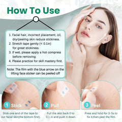 KOSOBO Face Neck Tape Invisible waterproof finish during activities