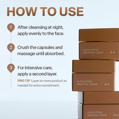 KOY Flow Wrapping Cream packaging conveys premium branding and trust.