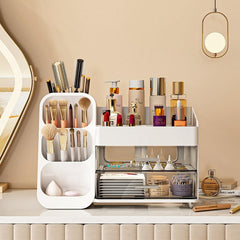 KQJS tall bottle friendly compartments fit serums and toners