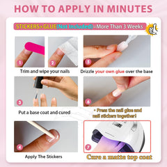 KQueenest nail files included for shaping and a salon-like finish.