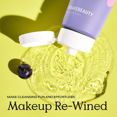 KraveBeauty Makeup Re-Wined jelly-to-oil transformation during application