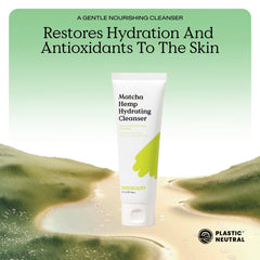 Creamy lather shows non-stripping hydration during cleansing.