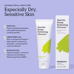 Rinsed face looks refreshed and comfortable after cleansing.