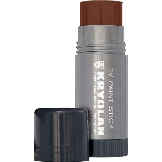 Kryolan TV Paint Stick V23 full-coverage swatch for TV-ready skin.