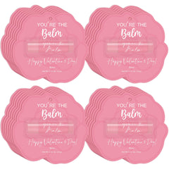 Kuabiz Valentine lip balm with rose scent and greenery design for gifting.