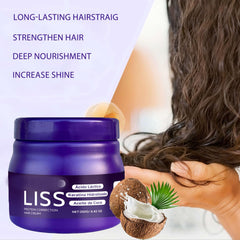 KUHSE Liss Alisado before and after straightened look.