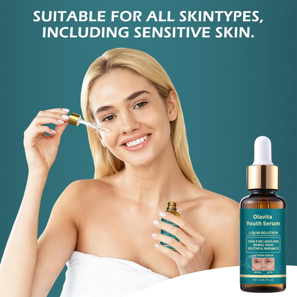 KUKSY Olavita dropper showing easy daily application for routine skincare