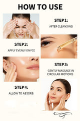 KUKSY Olavita serum application drops indicate easy daily use.
