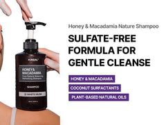KUNDAL Daily-use shampoo setup promoting an easy wash routine.