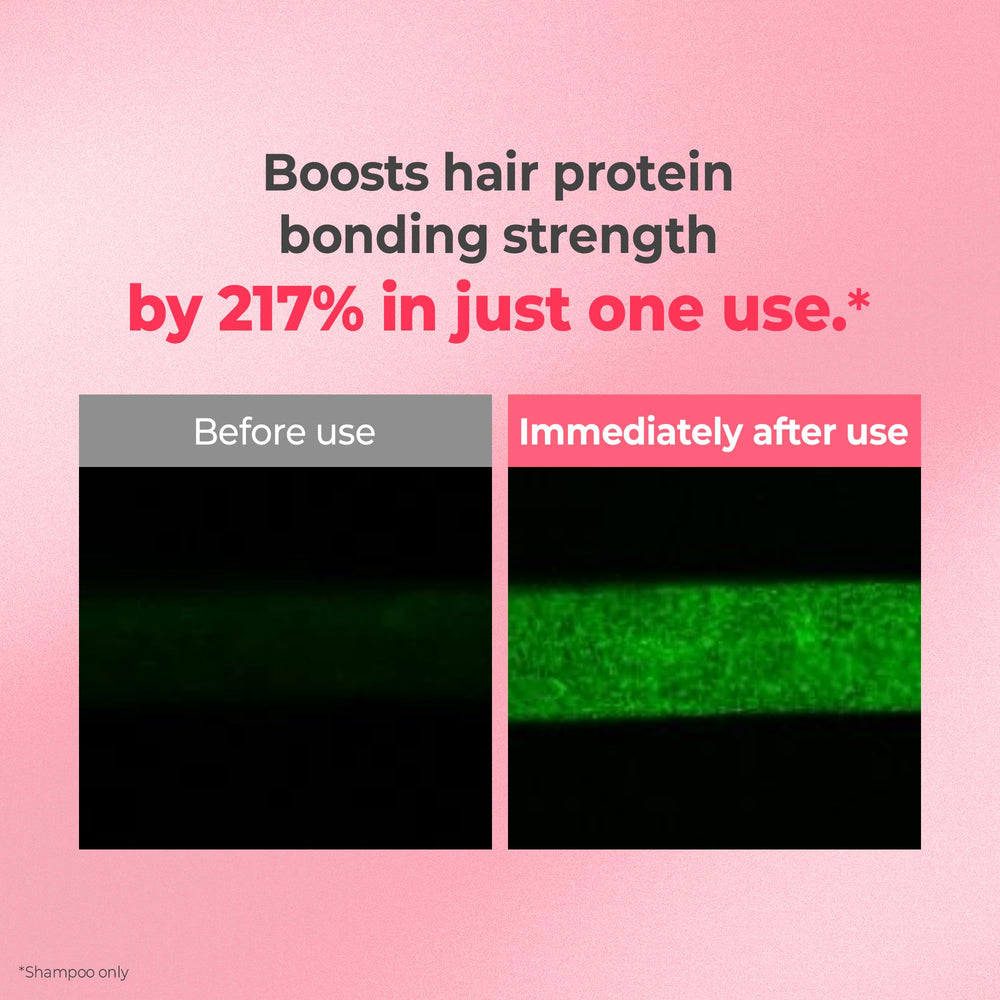 KUNDAL hair gloss close-up reveals silky finish and shine.