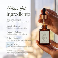 KUSHI Bee Venom Serum side view reveals lightweight, fast-absorbing finish