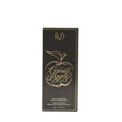 KVD Good Apple blemish coverage close-up on imperfections.