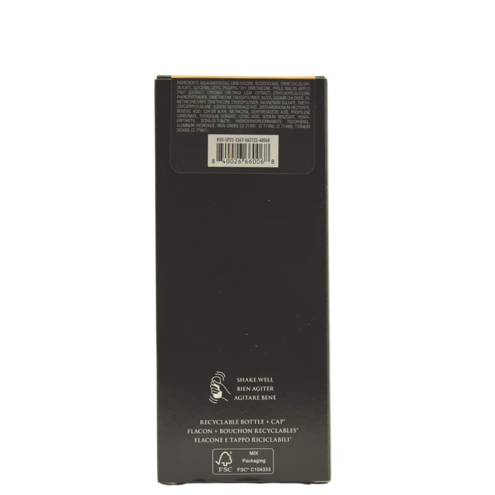 KVD Good Apple long-wear serum texture blends effortlessly.