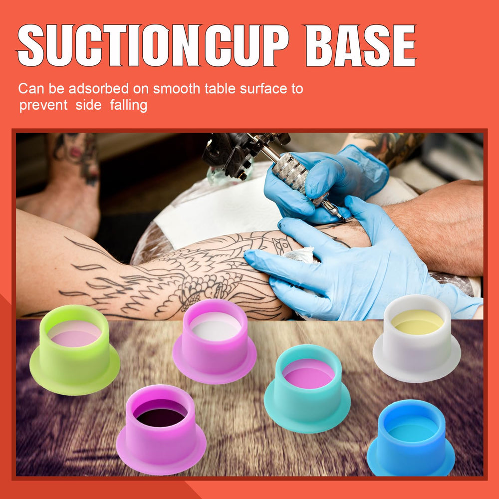 KVM green pigment cup disposable silicone design for color management