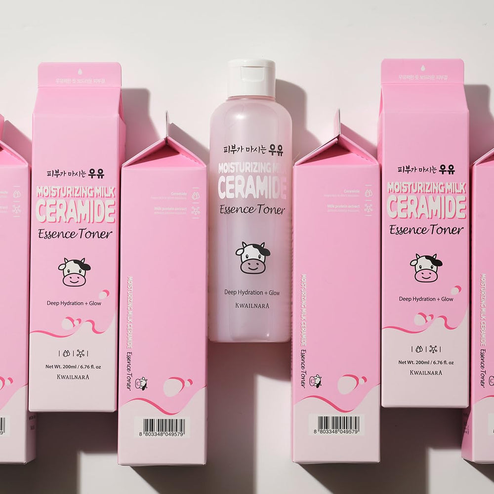 Kwailnara Toner milky texture close-up suggests prep for serums
