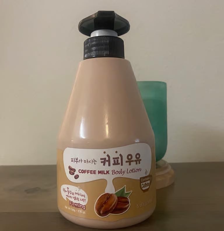 Kwailnara WELCOS Coffee Milk Body Lotion bottle pair paraben-free gentle care