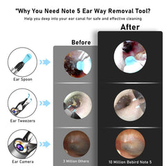 KWYBOW Note5 omni-direction tweezers help lift debris safely.