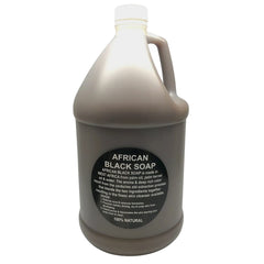 Kyabo Liquid African Black Soap bottle pour, ideal for body wash and facial cleansing.