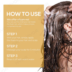 KYDA black sesame and nut oil ingredients indicate nourishing scalp care