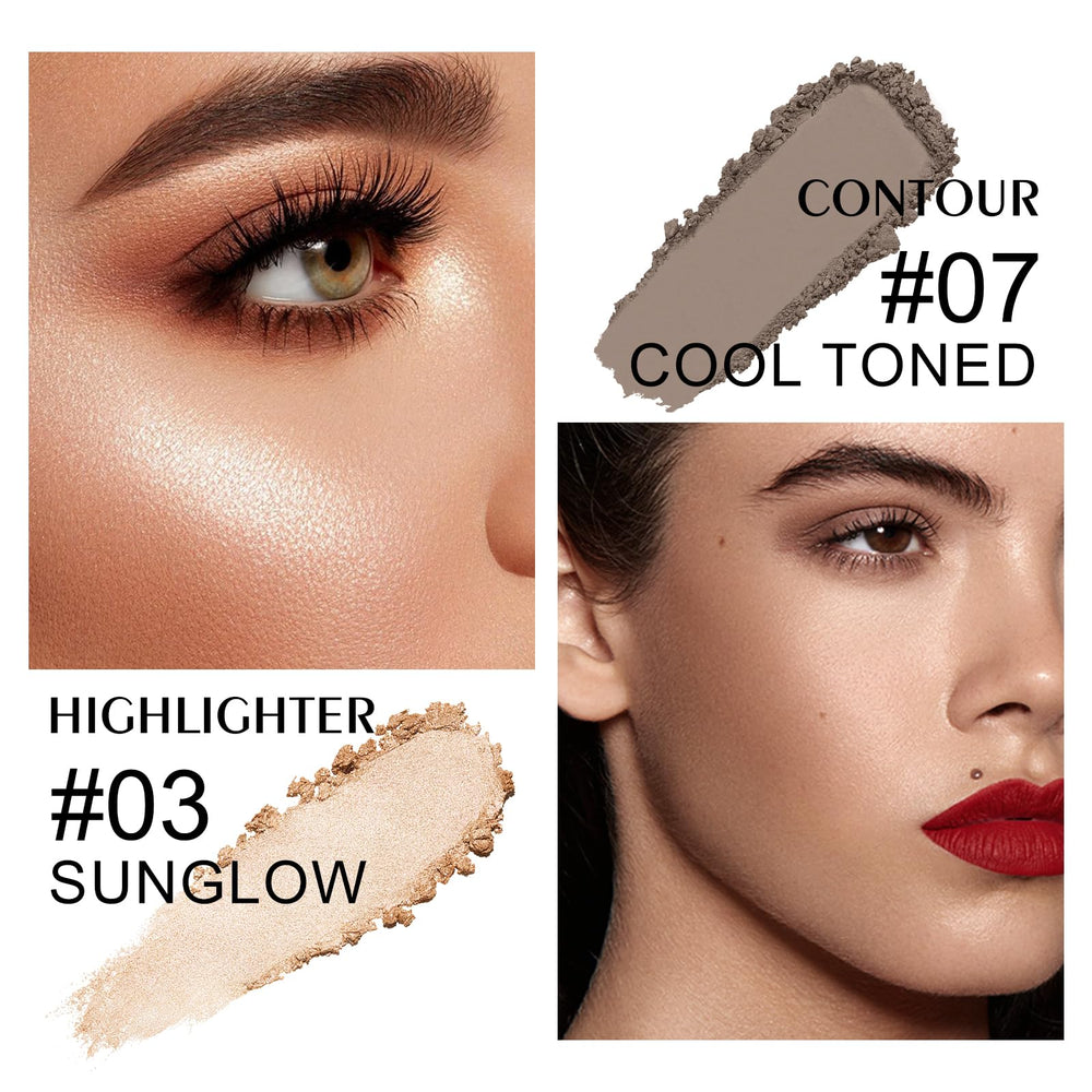 KYDA contour palette in use for precise sculpt and definition