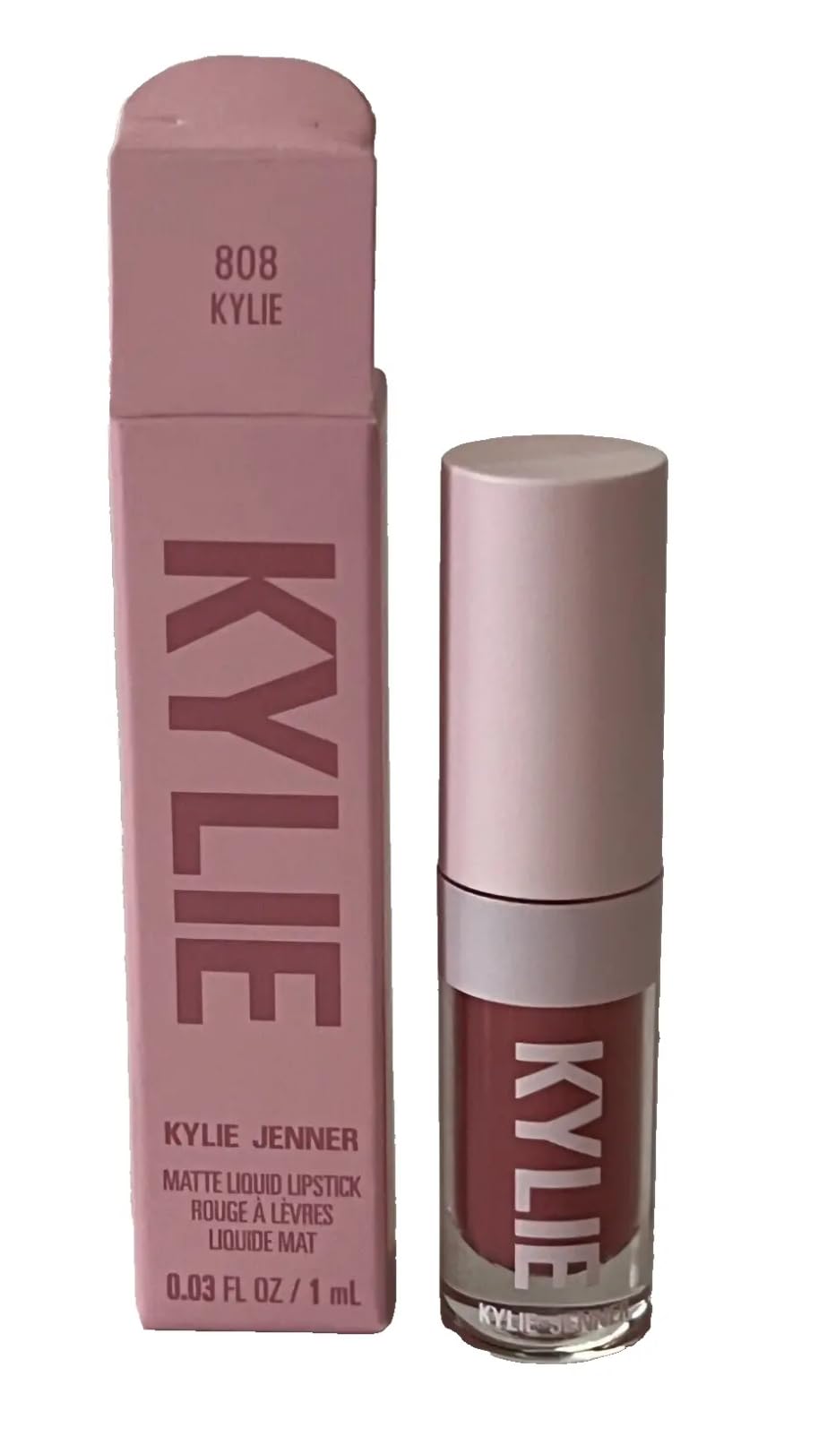 Kylie Cosmetics Matte Liquid Lipstick 808 Kylie mini 0.03 oz—long-lasting full-coverage color.