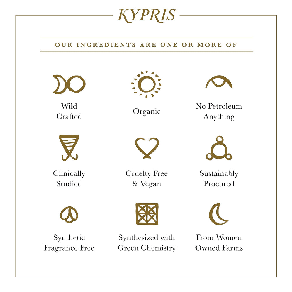 KYPRIS Lip Elixir Balm packaging on a clean surface.