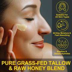 KZUO Whipped texture closeup highlights light, easy-to-apply balm.