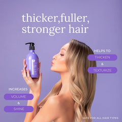 Close-up of hair strands looking smooth after serum application.