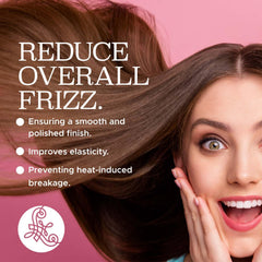 L Luseta keratin-infused spray for moisture and shine during styling.