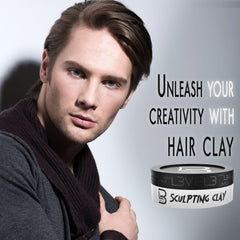 L3 hands applying hair clay demonstrating easy sculpting and versatile shaping