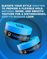 L3 Level 3 Forming Cream in hand shows smooth application and even distribution