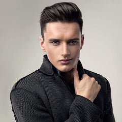 L3 Level 3 Hair Gel bottle side angle highlights flake-free formula and sleek finish