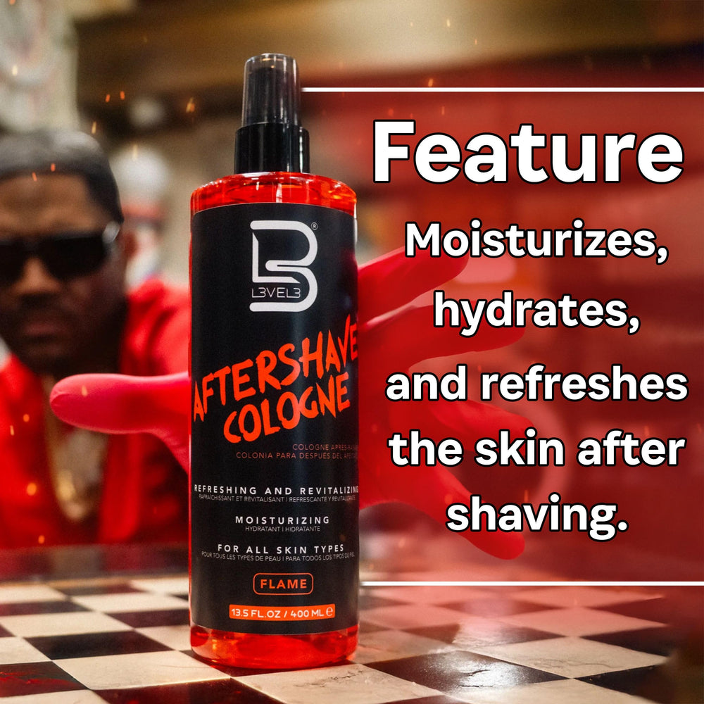 L3 Level 3 spray bottle natural ingredients visuals emphasize care.