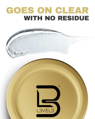 L3 Level 3 Pomade leaves subtle shine with firm hold after use.