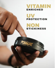 L3 Level 3 Pomade thick texture for voluminous styling.